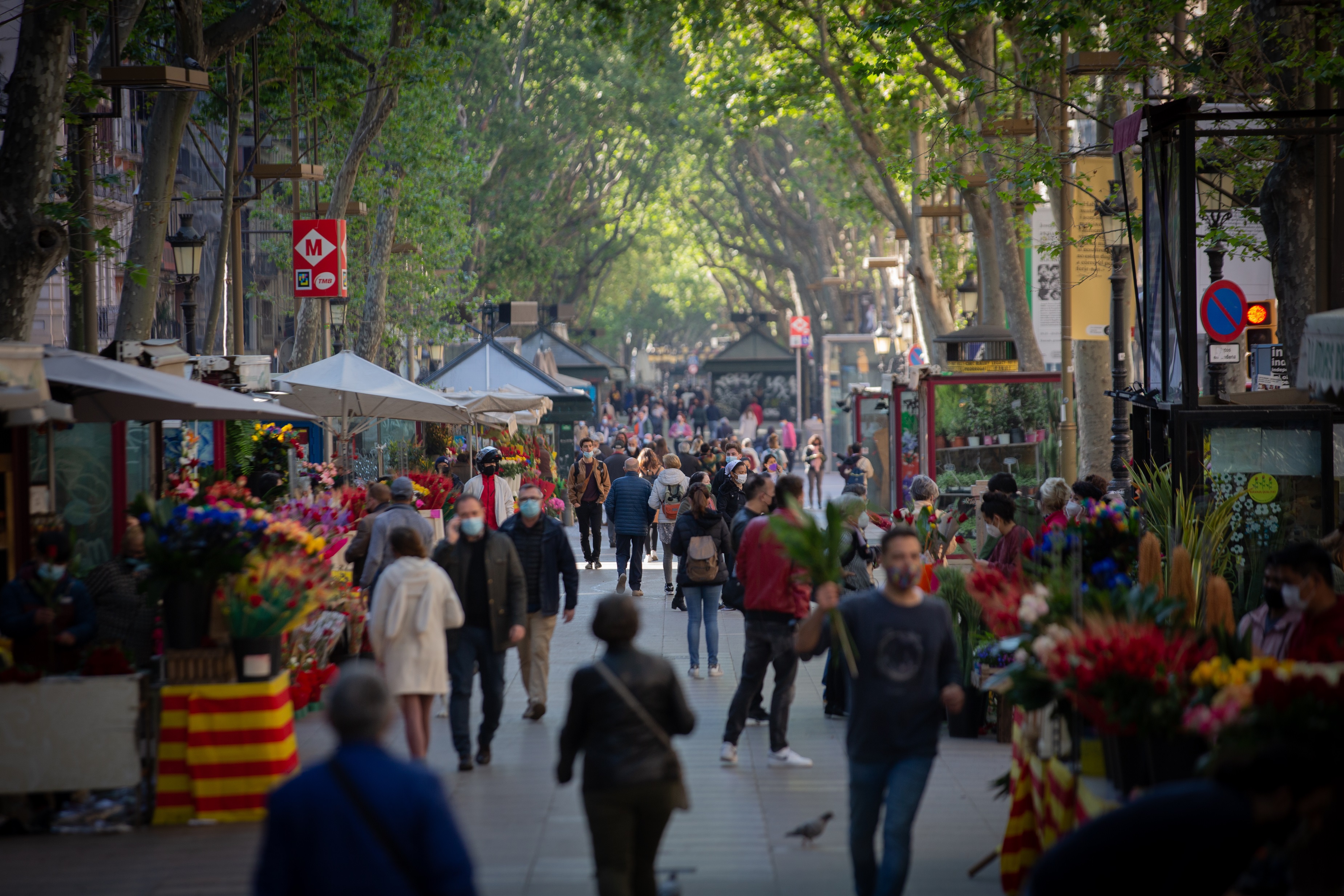La Rambla recupera este año su protagonismo por Sant Jordi