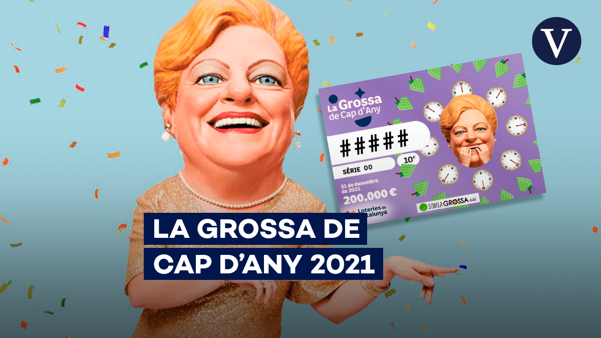 El número 72656, primer premio del sorteo de La Grossa de Cap d'Any