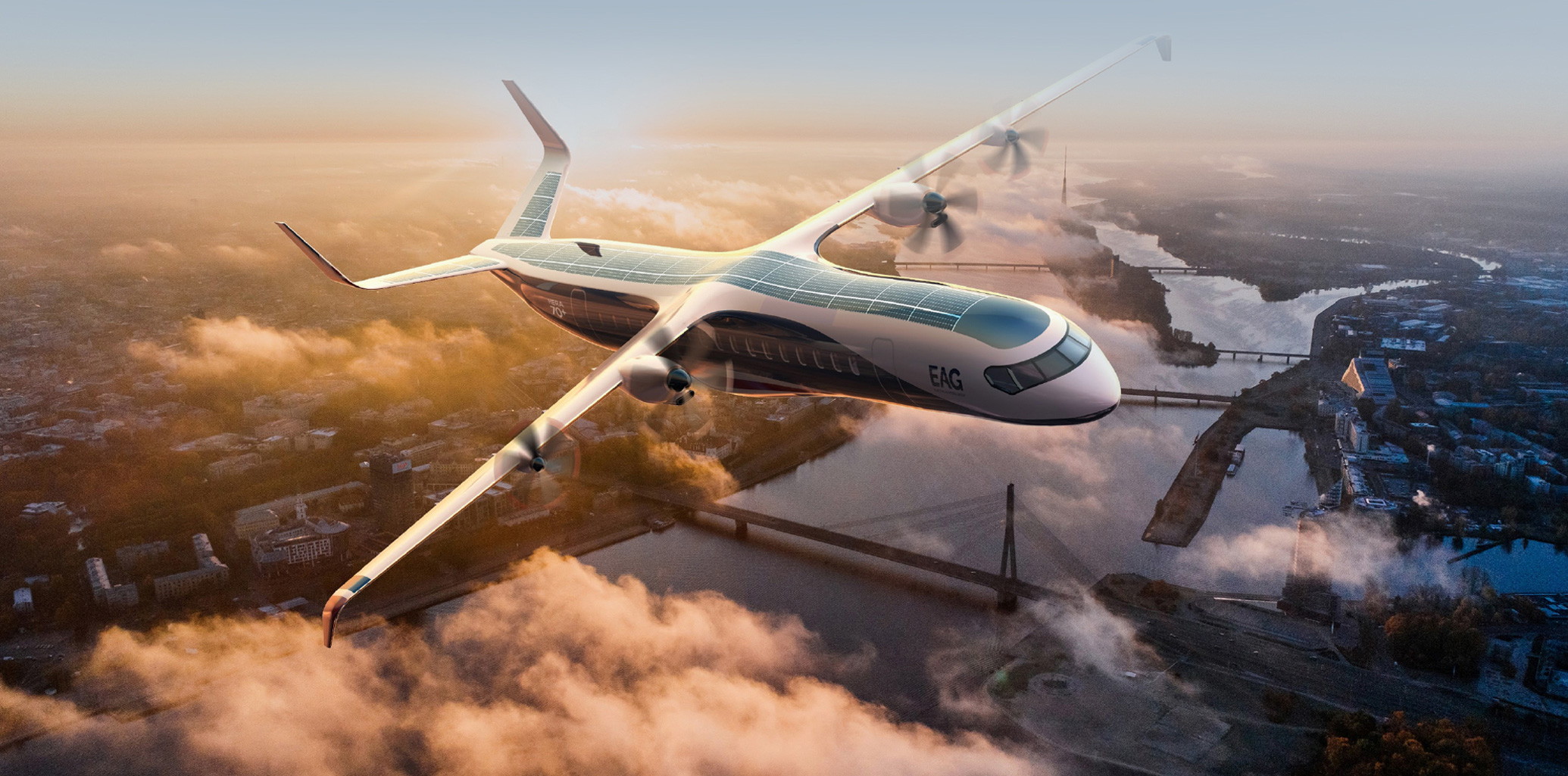 Así será el avión de pasajeros de hidrógeno con 90 plazas