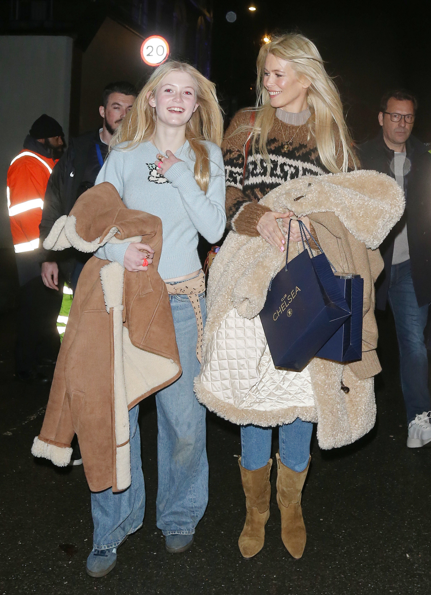 Claudia Schiffer y su hija Clementine, como dos gotas de agua en Londres
