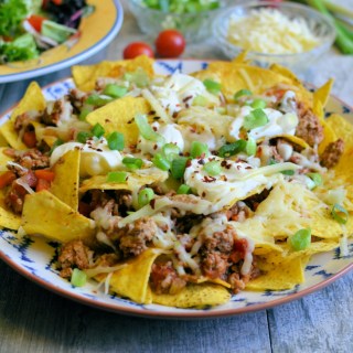 Healthy Turkey Ragu Nachos