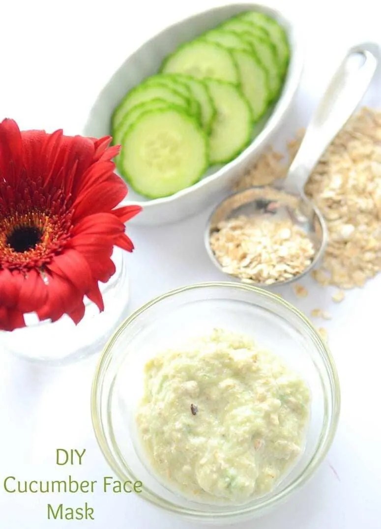 Homemade Cucumber Face Mask (Easy Recipe) Lavender & Macarons