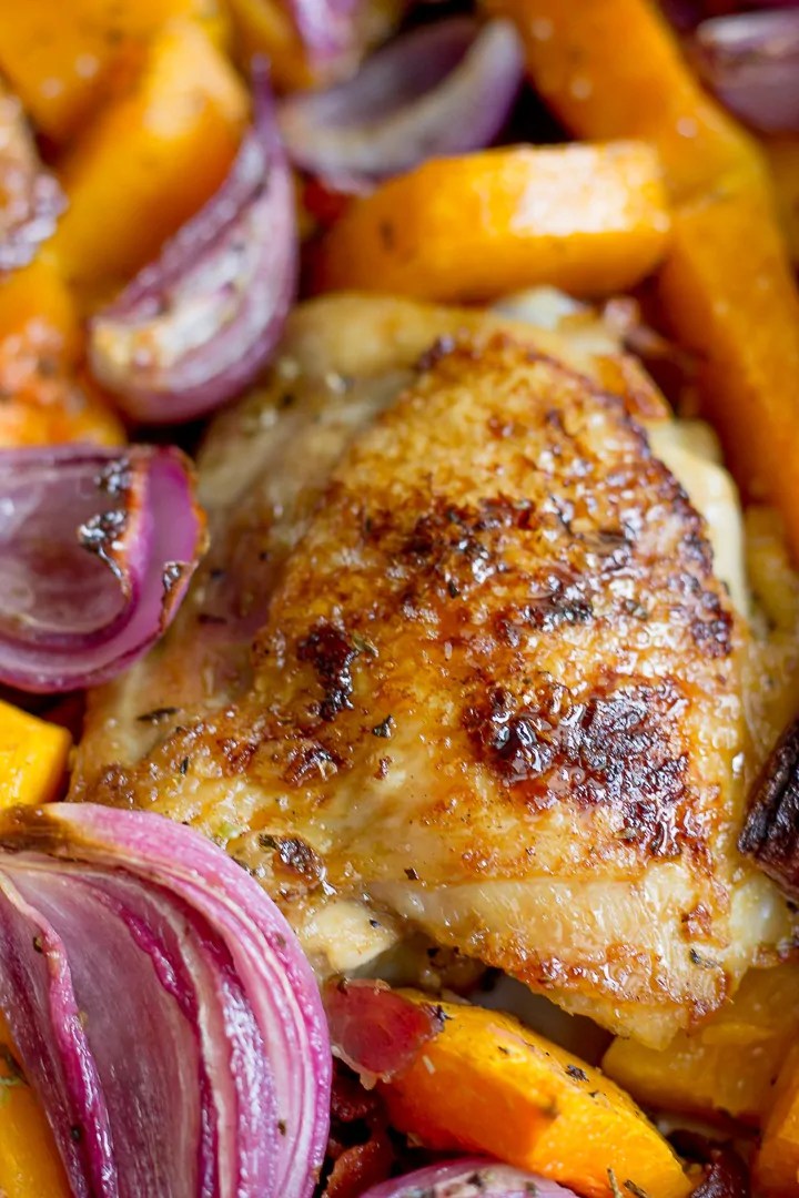 Chicken And Butternut Squash Bake (Quick and Easy)
