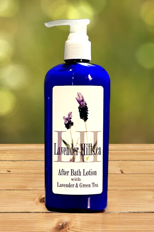 After Bath Body Lotion with Lavender oil & Green Tea extract Lavender