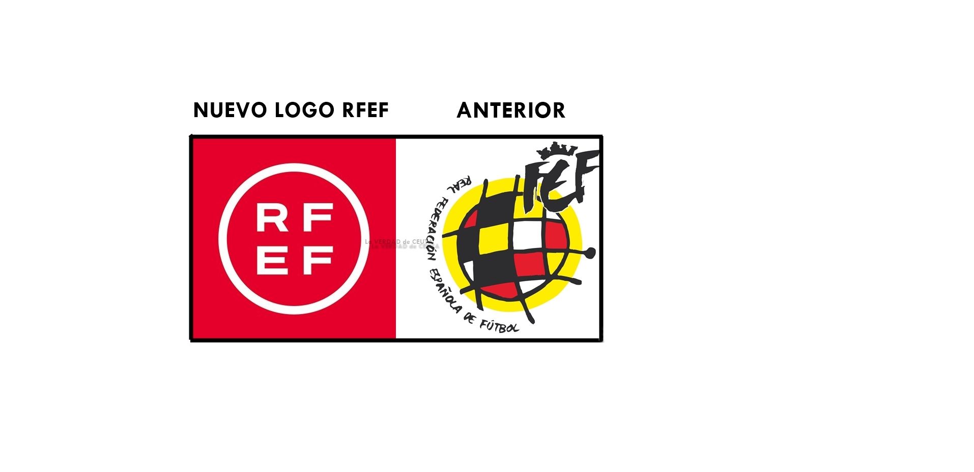 La RFEF cambia el escudo y el logo de la Federación La Verdad de Ceuta