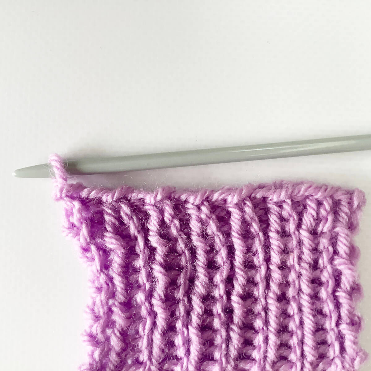 tutorial binding off in 1x1 rib La Visch Designs