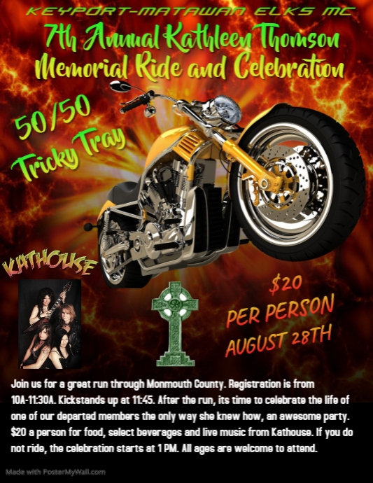 7th Annual Kathleen Thomson Memorial Ride » Laws 4 Hogs