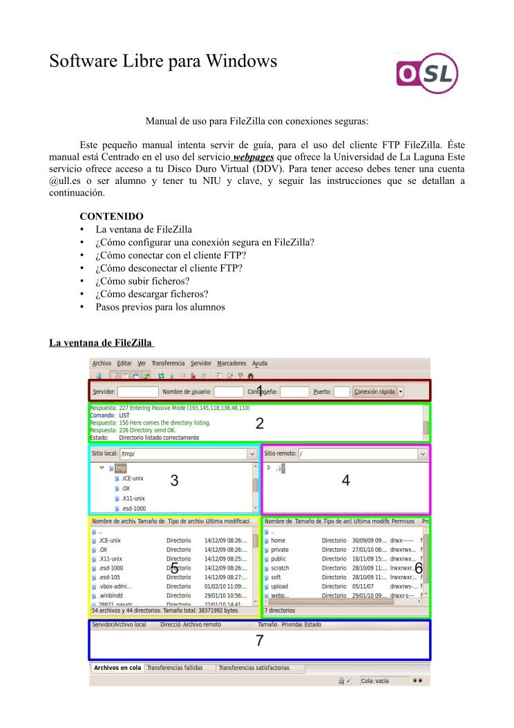 PDF de programación Software Libre para Windows Manual de uso para