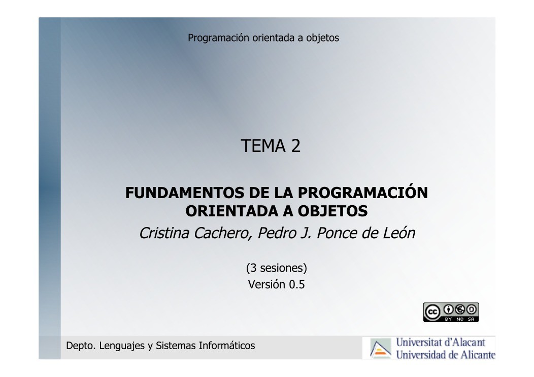 PDF de programación Tema 2 Fundamentos de la