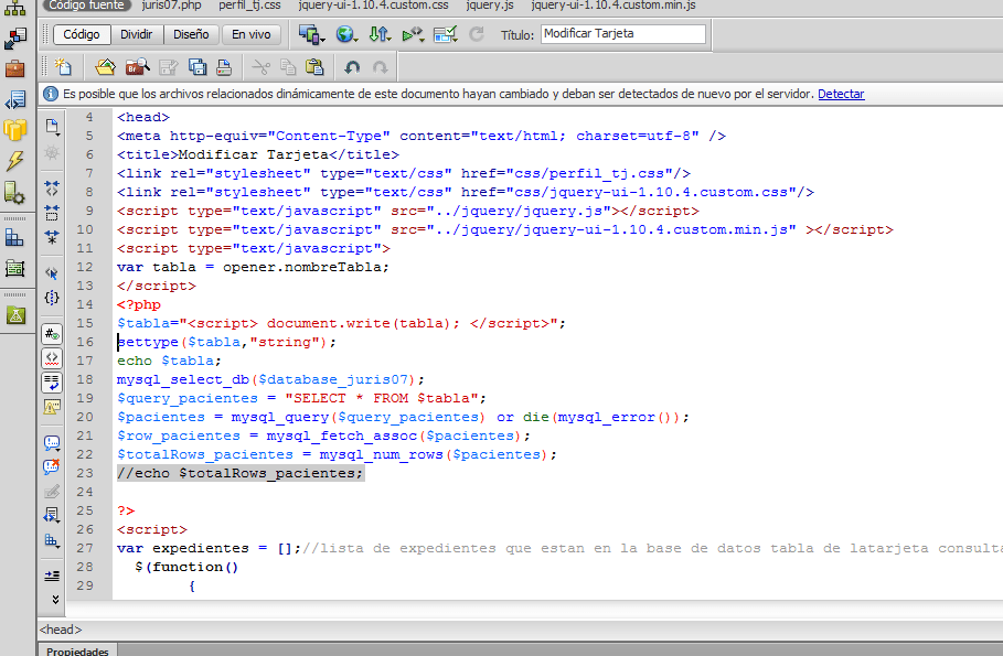 PHP variable JavaScript / PHP y consulta MySQL