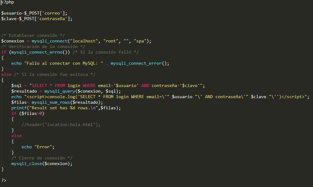 PHP mysqli_num_rows() expects parameter 1 to be mysqli_result, bool