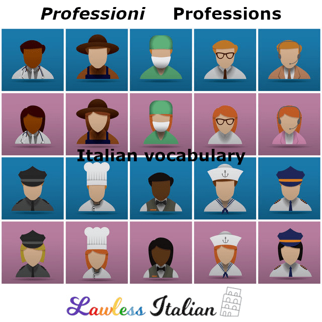 Italian Professions Lawless Italian Vocabulary