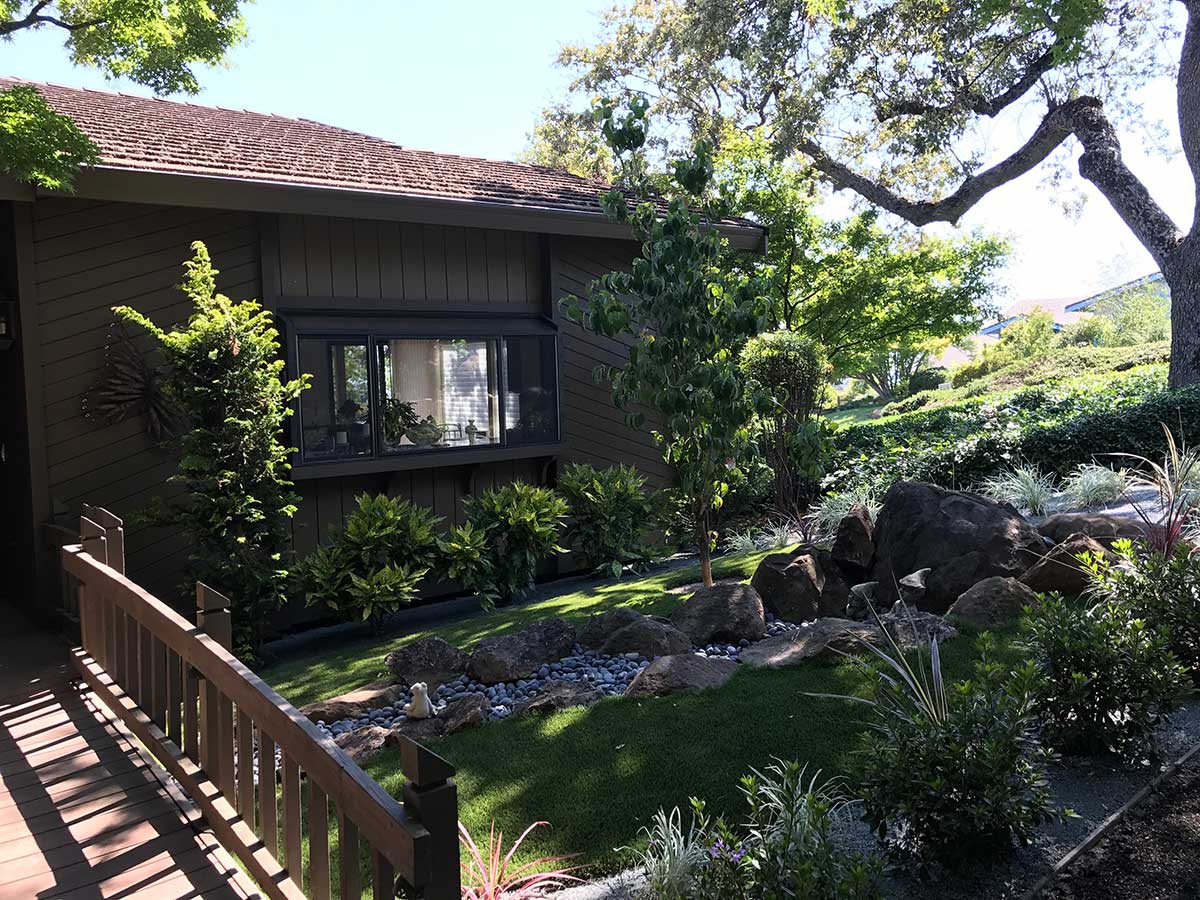 Condo Front Yard Renovation Sacramento Landscape Design & Construction