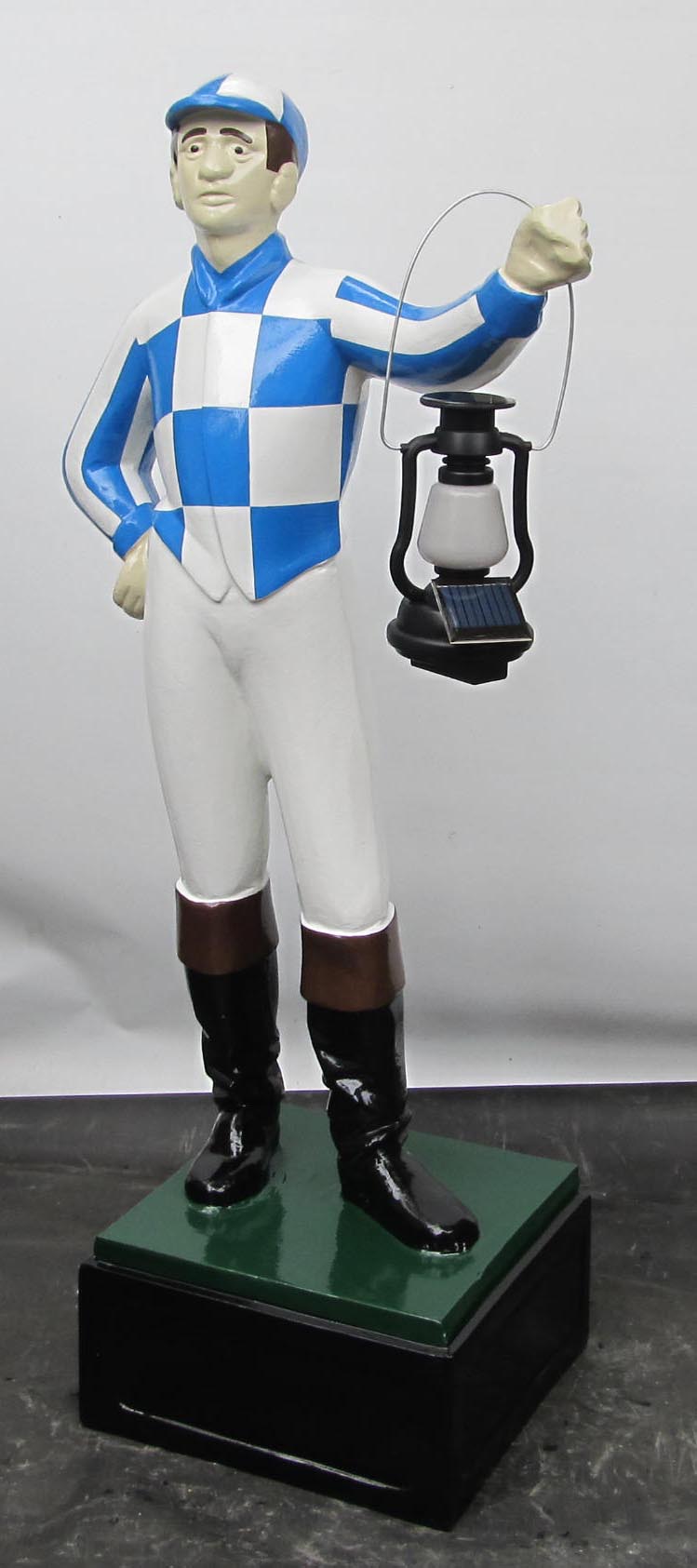 Solar lantern light kerosene brass lamps lawn jockey electric soler