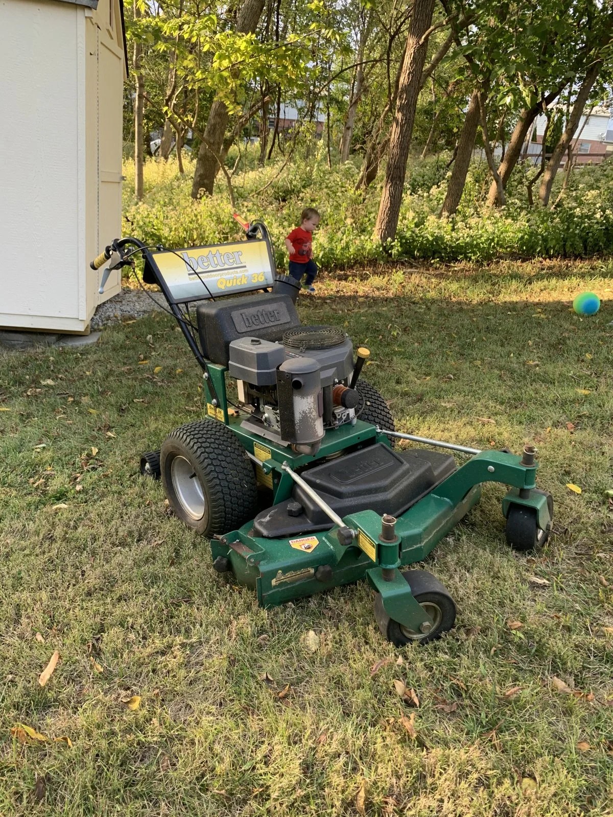 Better Outdoor Products Quick 36 Walk Behind LawnSite™ is the largest