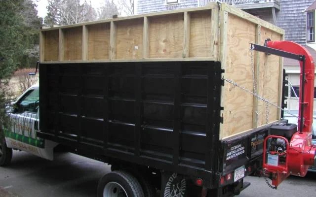Another leaf box setup... Lawn Care & Landscaping