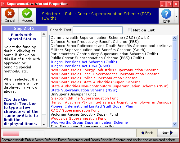 qsuper calculator Lawtech Software & Services