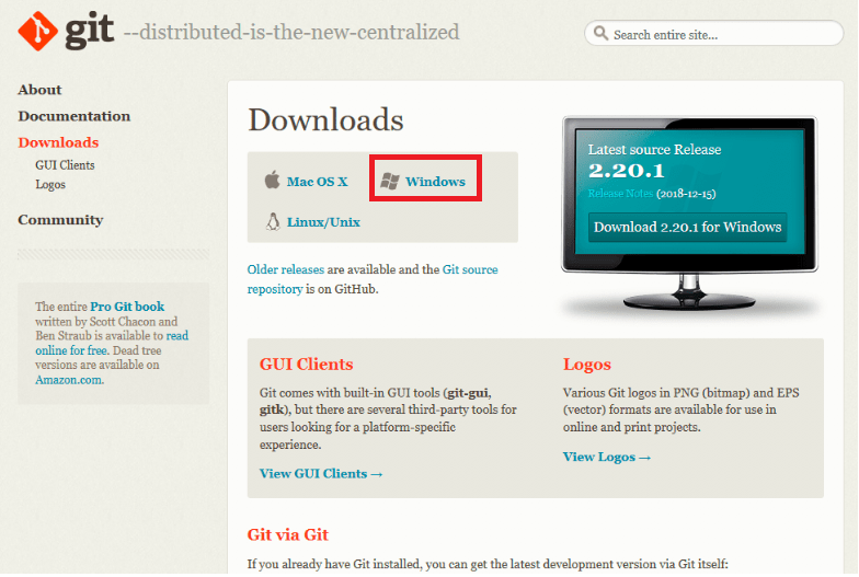 Alpine Docker Install Git
