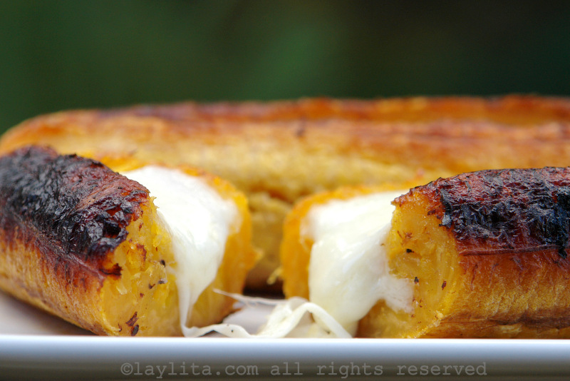 Bananasdaterra assadas com queijo Receitas da Laylita