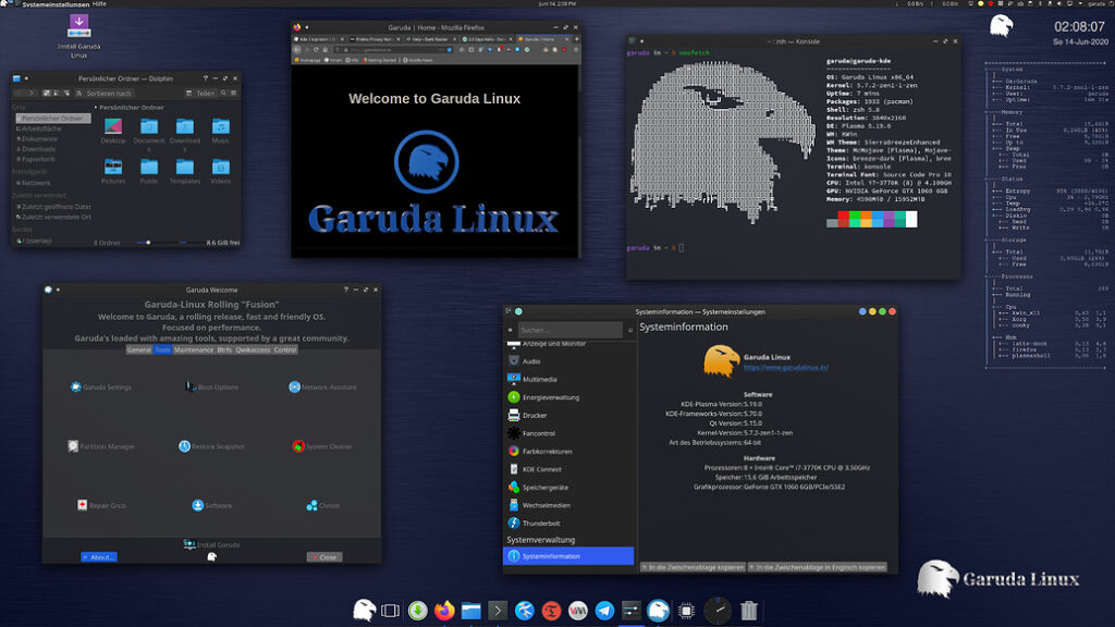 GARUDA LINUX ¿QUÉ ES? Lazarus