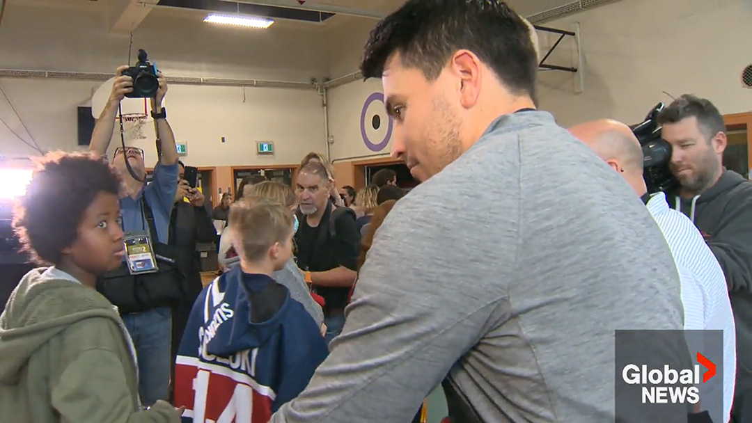 Canadiens Captain Nick Suzuki Visits Maple Grove to Announce Breakfast