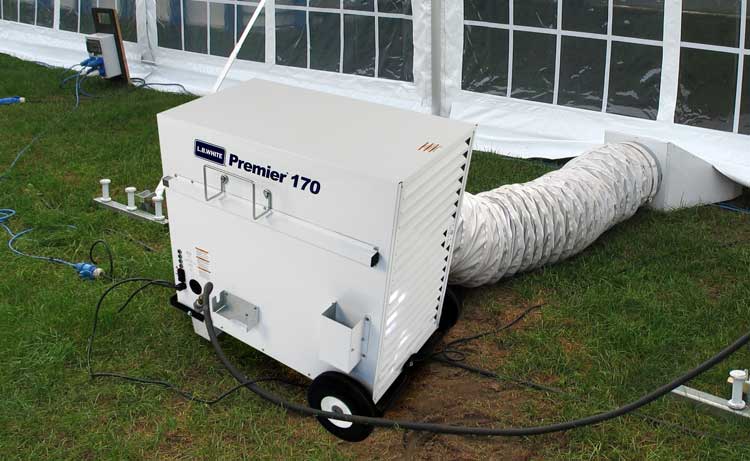 Premier Portable Heaters for Event Tents L.B. White Company