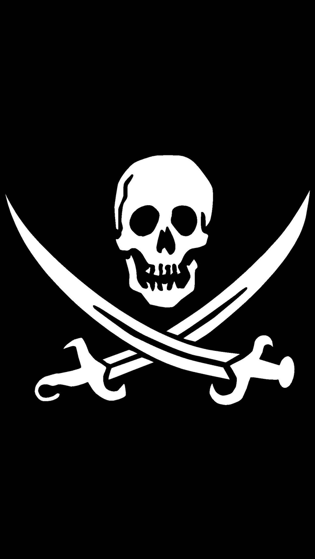 LBY3 The continuing adventures of Beau Yarbrough » Pirate flag iPhone