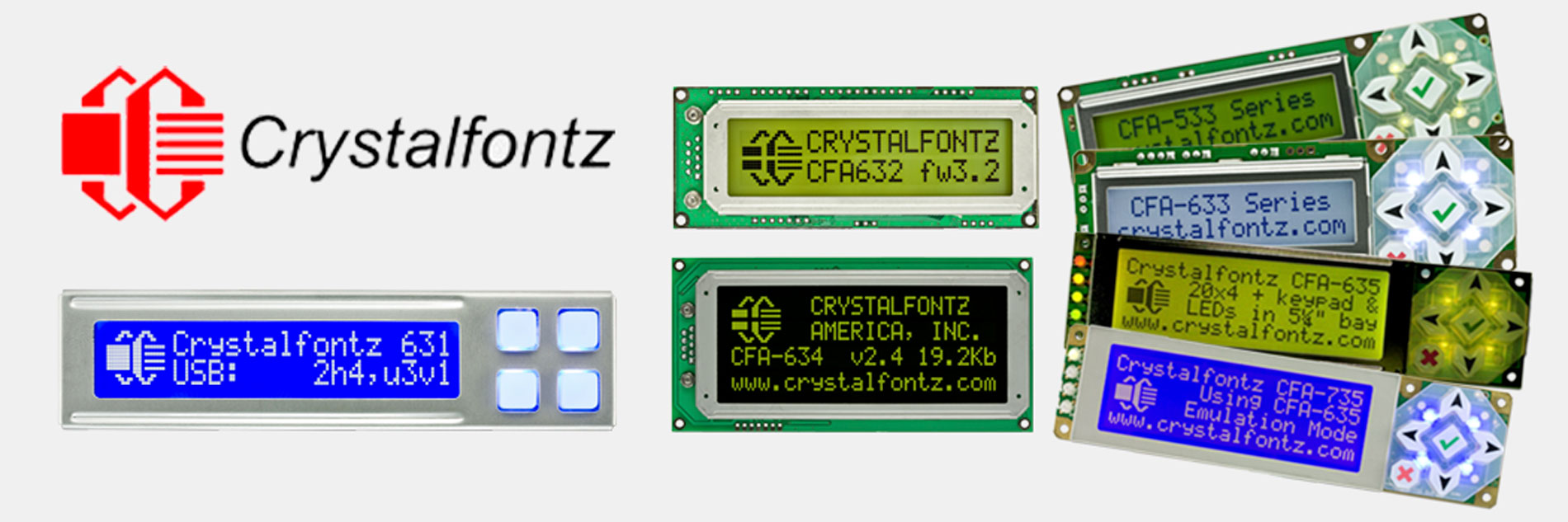 Crystalfontz Intelligent Display Module LC Design