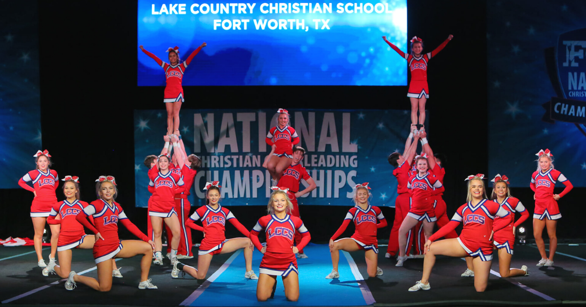 Cheer National Champions 2021 Lake Country Christian School