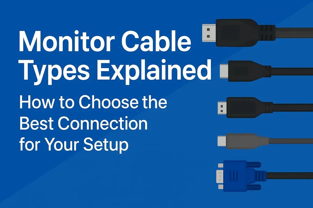 Monitor Cable Types Explained How to Choose the Best Display Connecti