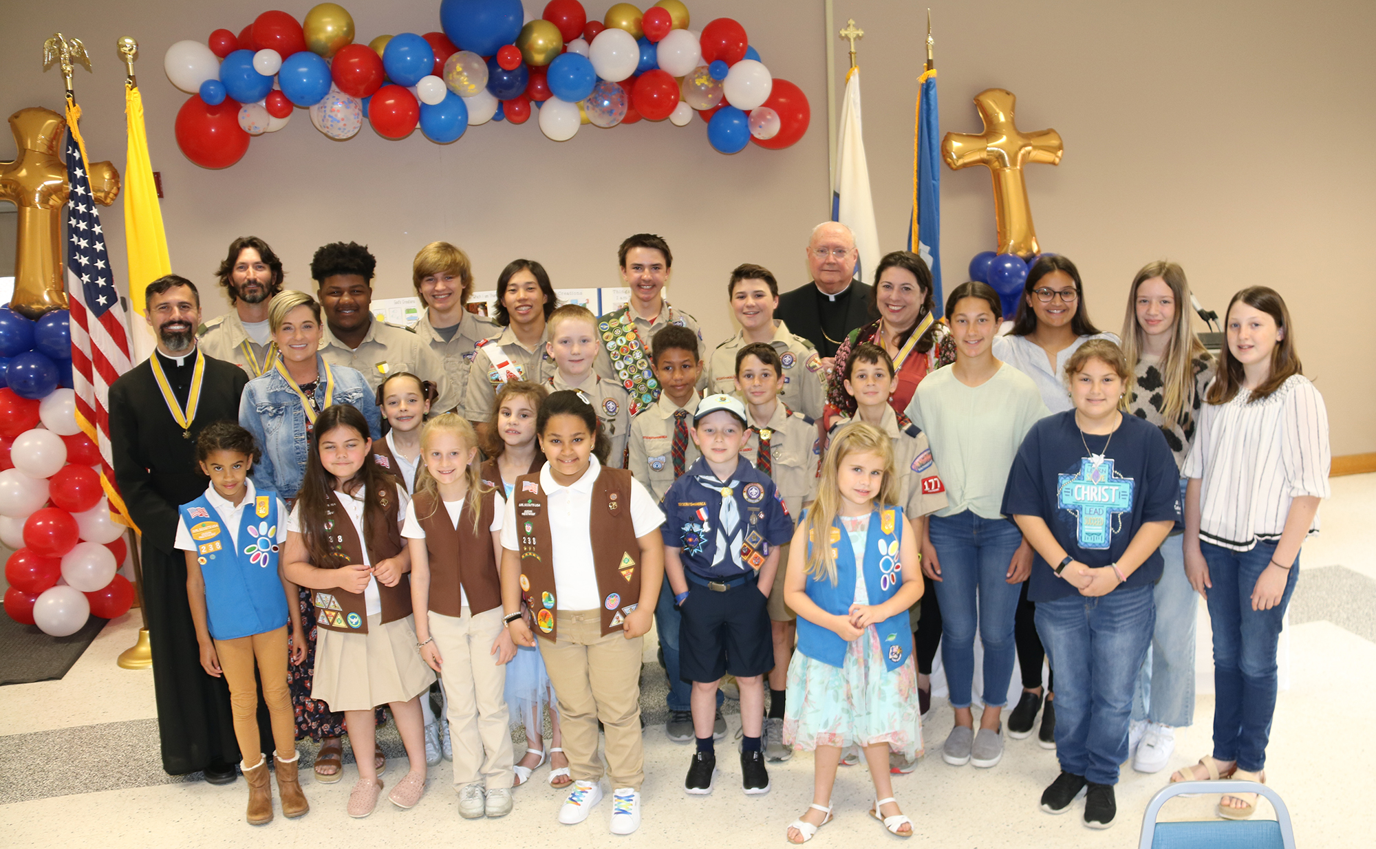 Catholic Scouting Awards Presented to 36 Diocese of Lake Charles