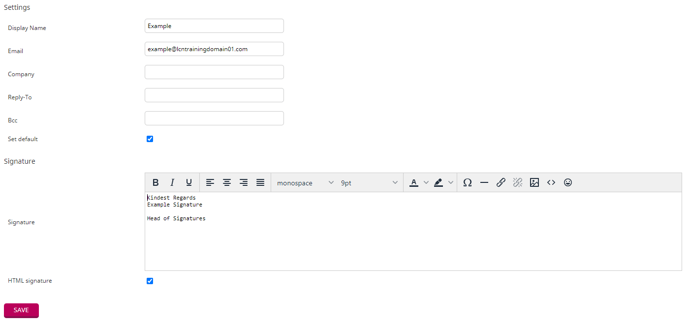 How to create a Signature in mail Customer Support Guides