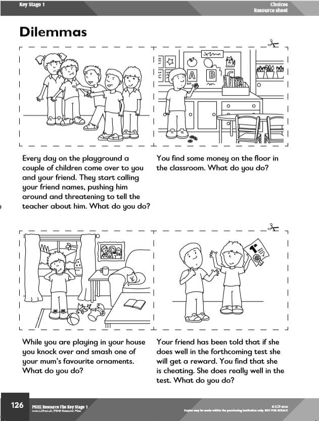 Ks1 (Year 1/2) Pshe, Choices Unit Of Work - Lcp