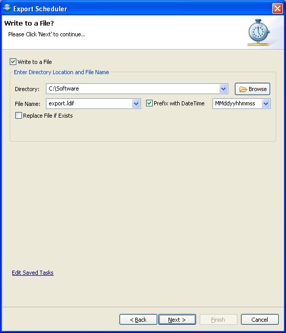 Schedule Active Directory Export to LDIF