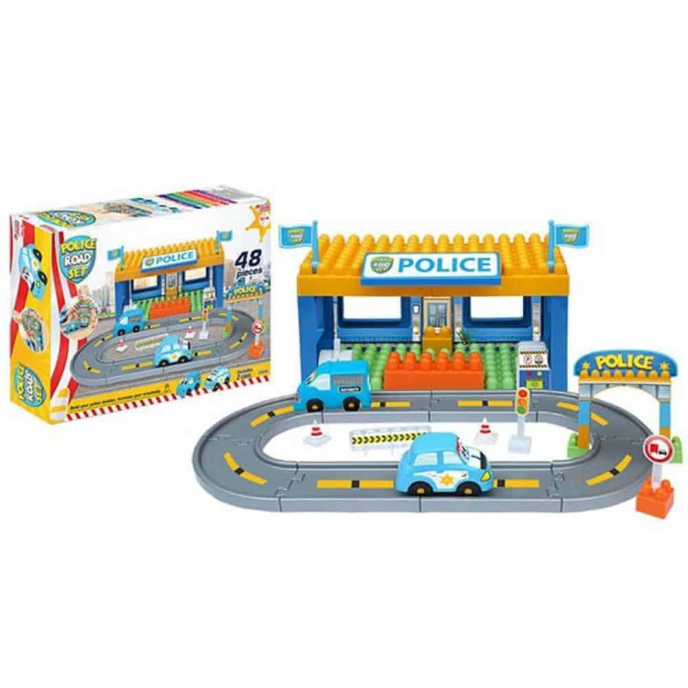 Police Road Set "48 PCS" Dede Le3ab Store