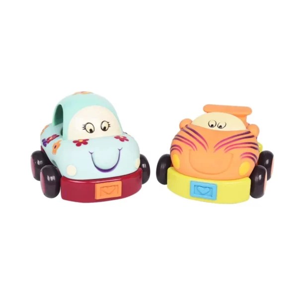 4 PullBack Toy Vehicles Wheeeels! B. Toys Le3ab Store