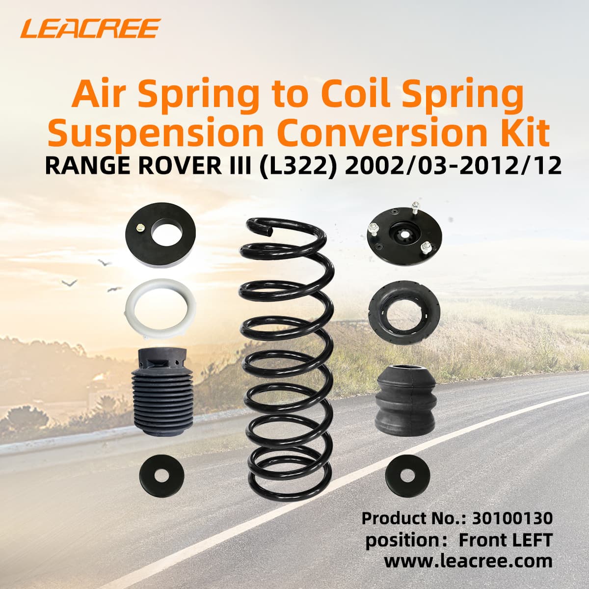 Wholesale Range Rover L322 Front Air to Coil Spring Suspension