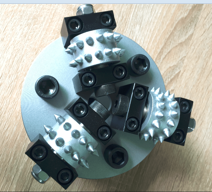 Bush Hammer used on hand grinder for concrete floor Company Bush