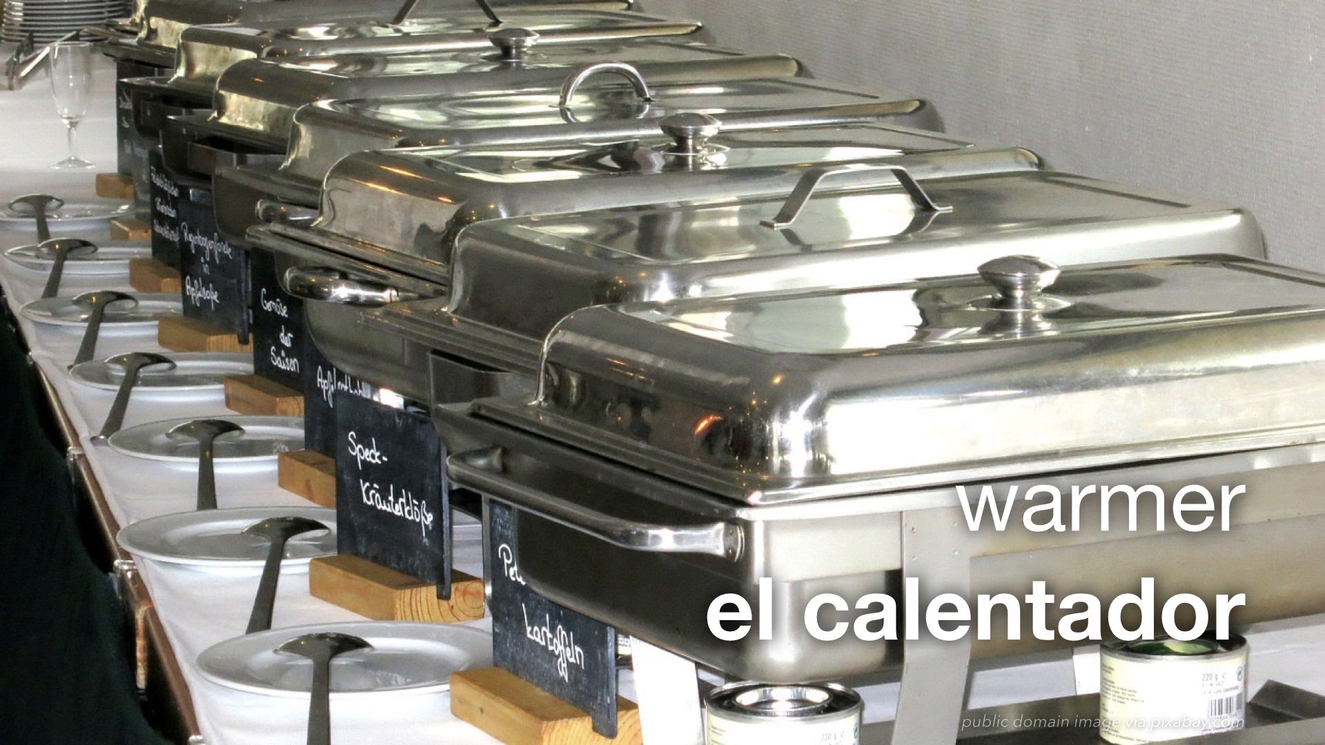 Spanish Vocabulary Culinary Kitchen Appliances The LEAF Project