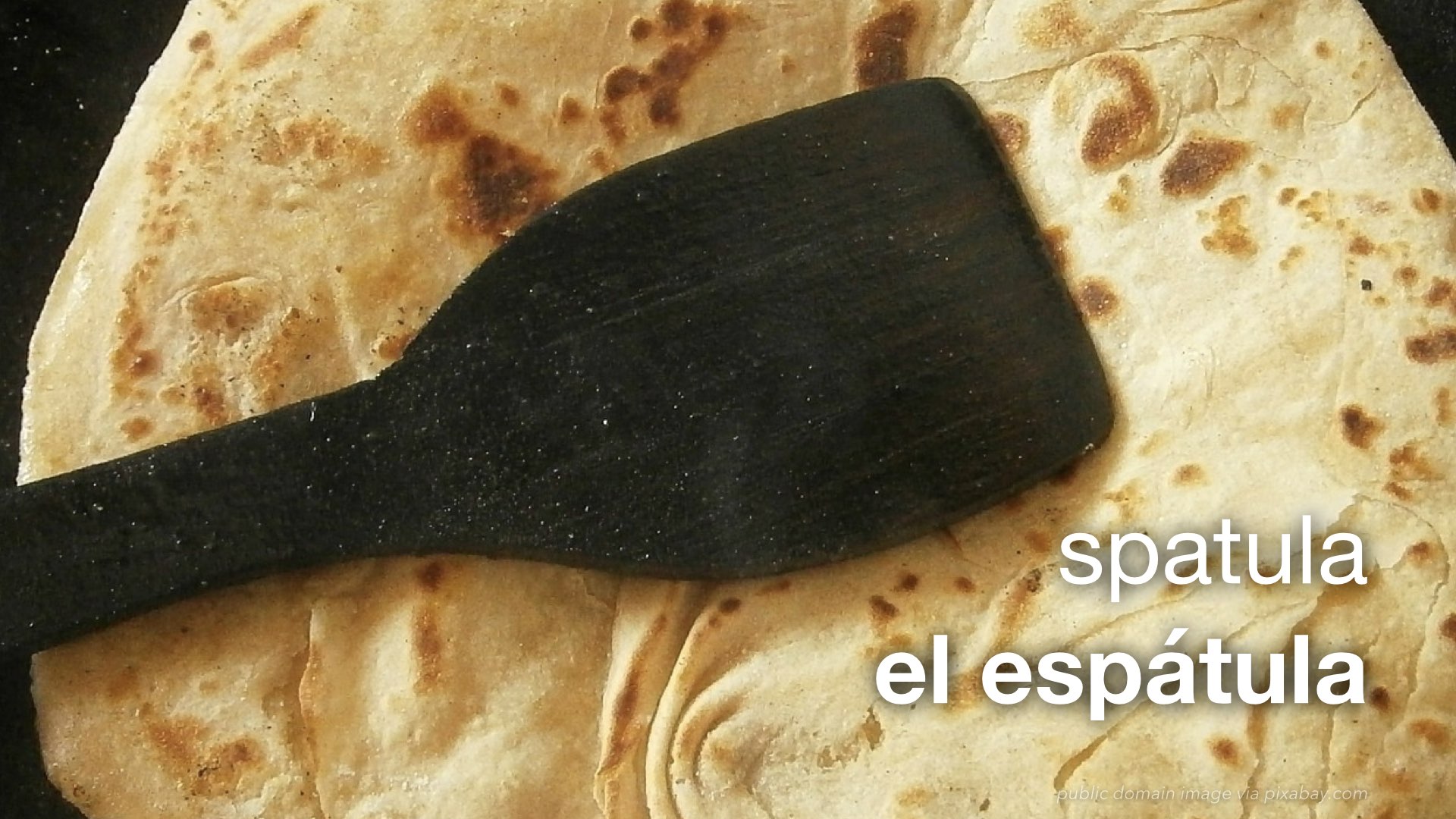 Spanish Vocabulary Culinary Common Tools The LEAF Project
