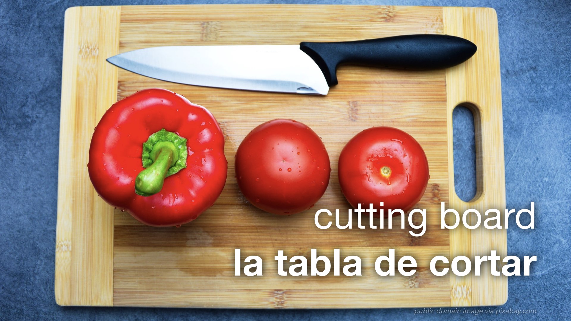 Spanish Vocabulary Culinary Common Tools The LEAF Project
