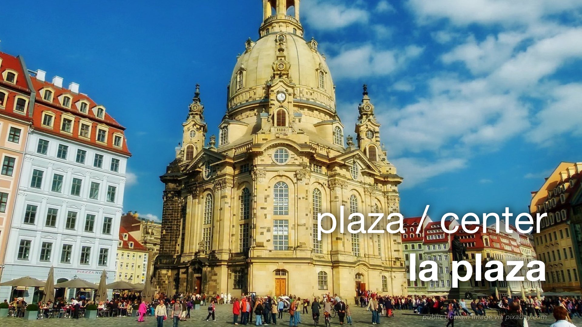 Spanish Vocabulary Places Entertainment The LEAF Project