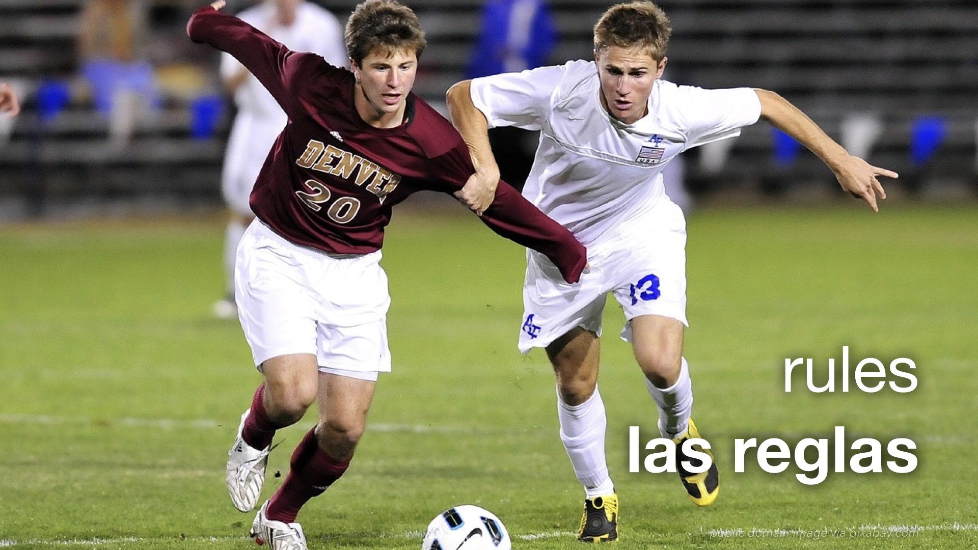 Spanish Vocabulary Soccer The LEAF Project