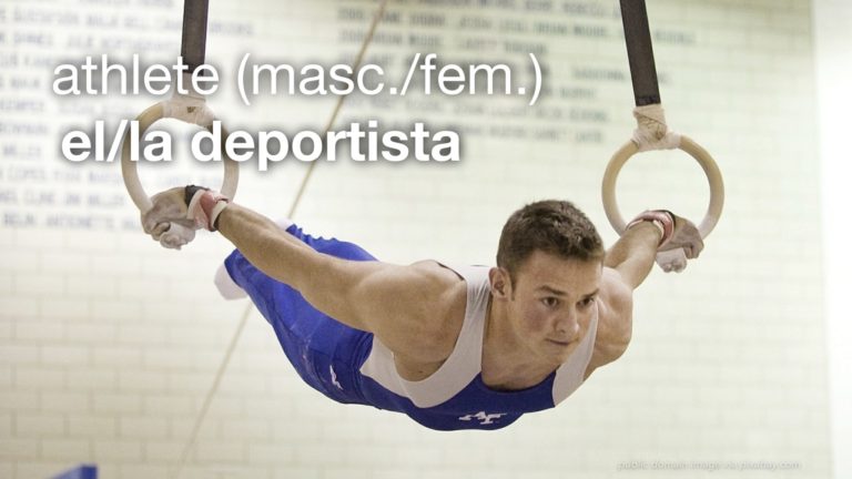 Spanish Vocabulary Sports The LEAF Project