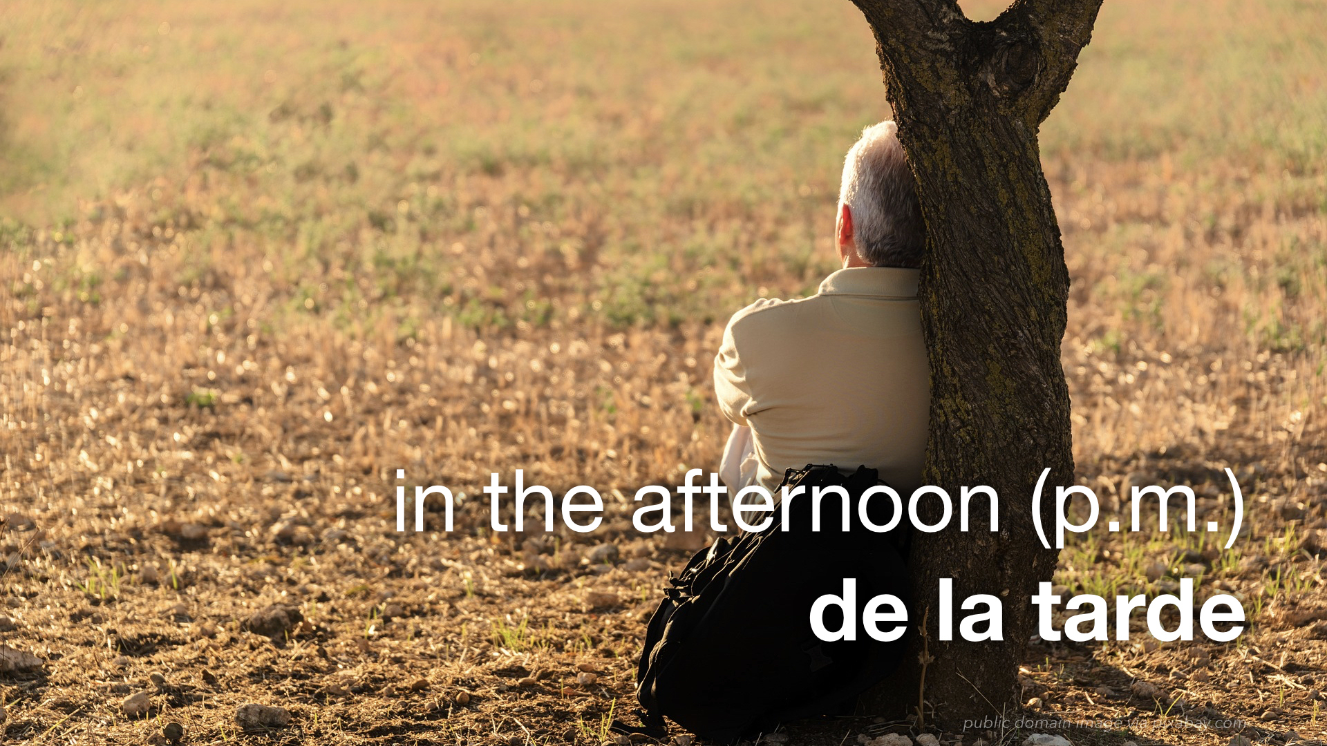 Spanish Vocabulary The 24Hour Clock The LEAF Project