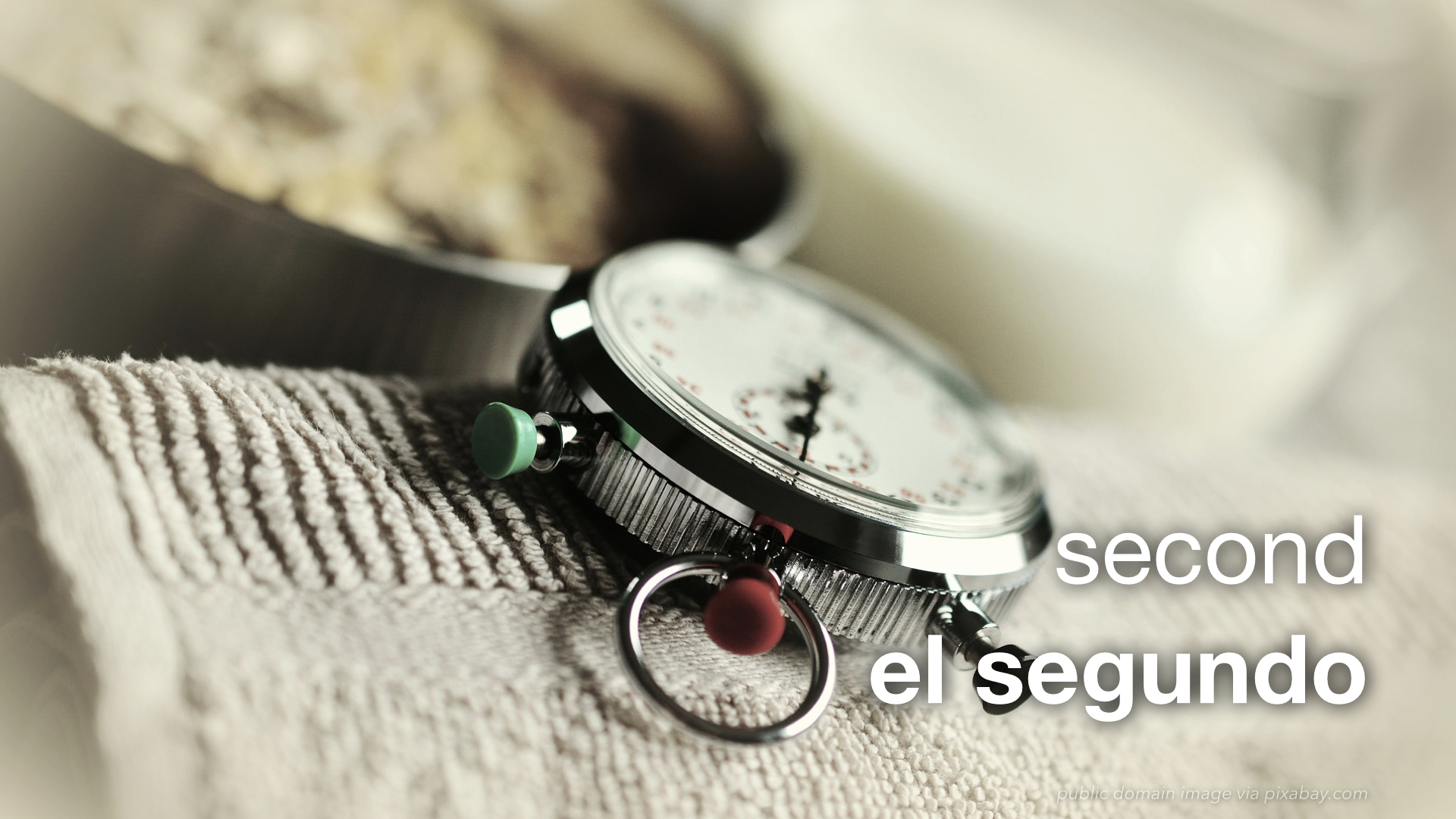 Spanish Vocabulary The 24Hour Clock The LEAF Project