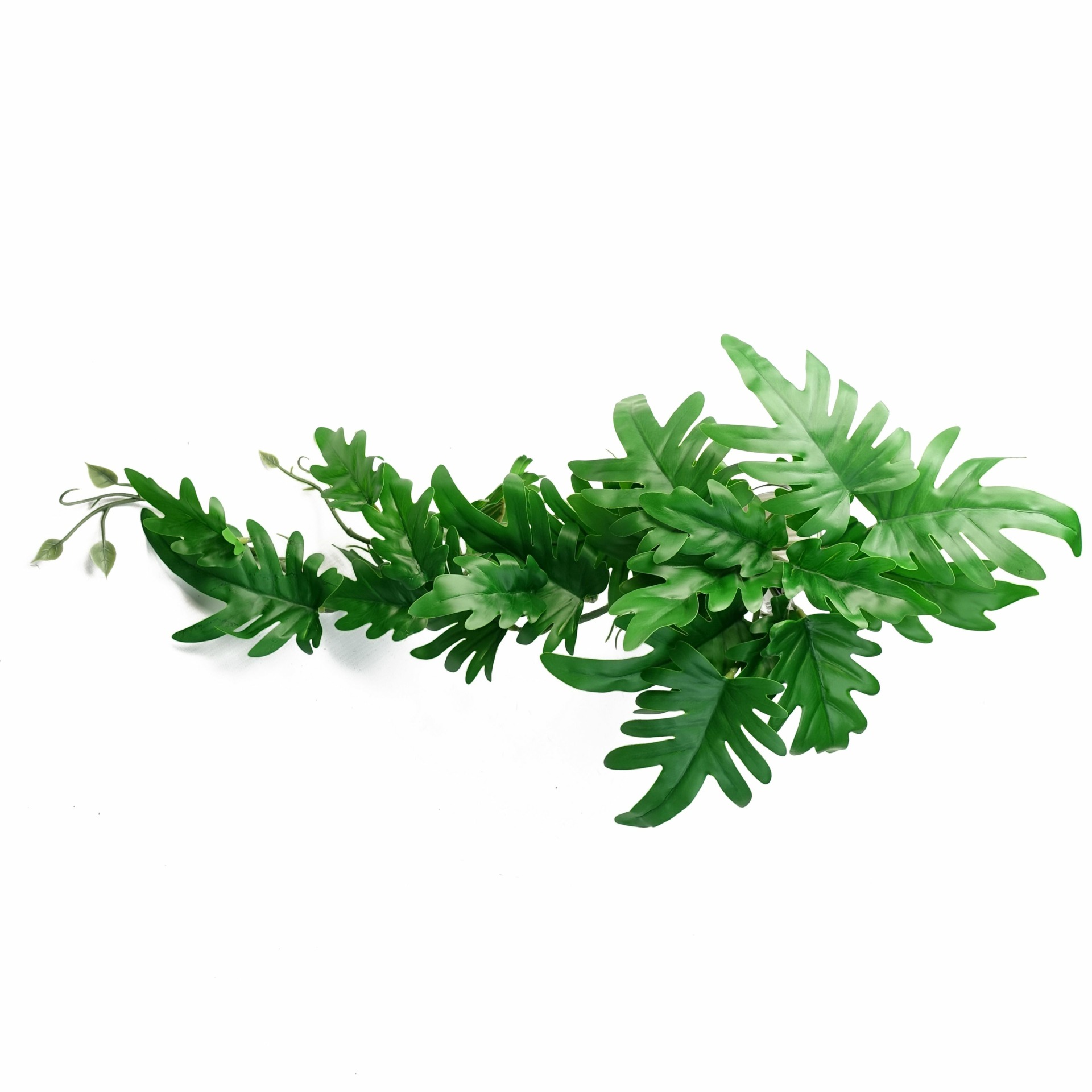 50cm Artificial Trailing Philodendron Large Leaf Plant Realistic Leaf