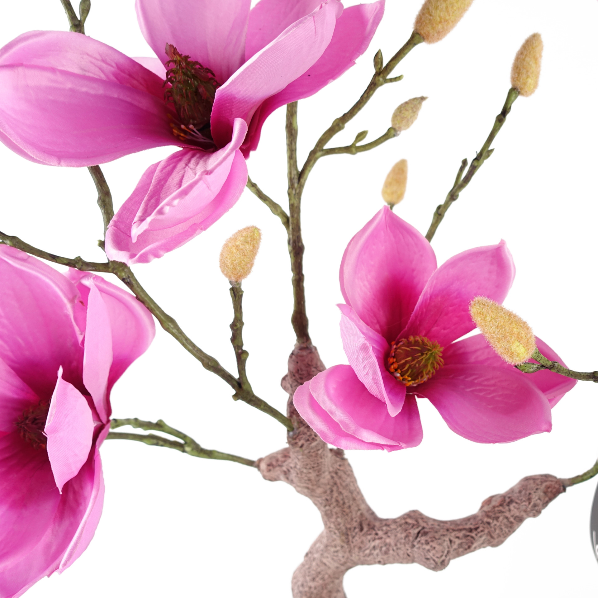 80cm Magnolia Artificial Tree Pink Potted Leaf Artificial Plants & Trees