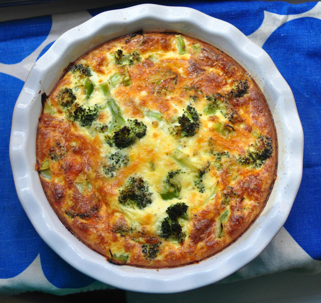 Vegetable Quiche, Hold the Crust Recipe Leanne Brown