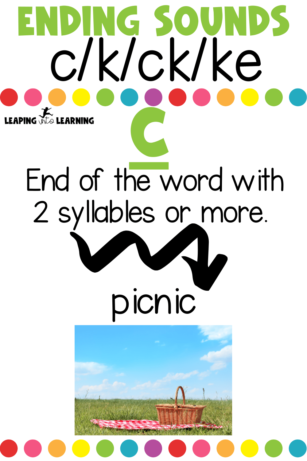 C or K phonics rule How can we tell the difference? LeapingIntoLearning